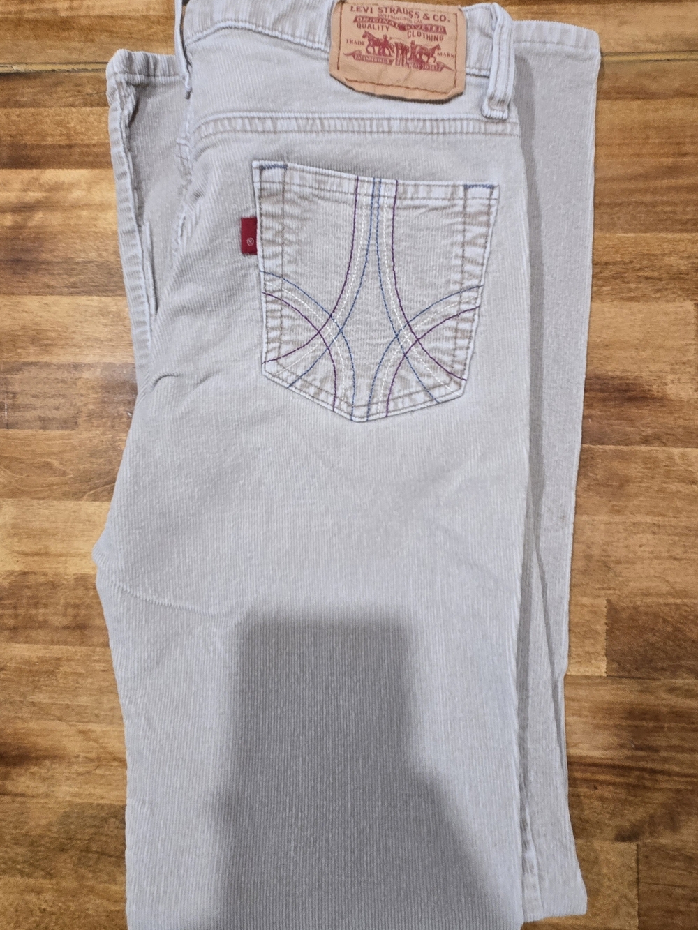 Levi's Womans Light Brown Corduroy Jeans Size 3